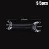 5Pcs Dental T-Shape Retractor Cheek Lip Retractors Teeth Mouth Opener Double Head Small Large Dentistry Tool