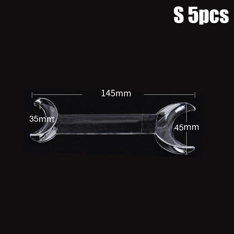 5Pcs Dental T-Shape Retractor Cheek Lip Retractors Teeth Mouth Opener Double Head Small Large Dentistry Tool