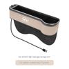 For Infiniti FX35 Q50 Q30 ESQ QX50 QX60 QX70 EX JX35 Car Seat Gap Crevice Slot Storage Box With Atmosphere lamp USB Charging UU555