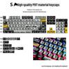 Four-Sided Translucent Color Keycaps for Customized Mechanical Keyboard