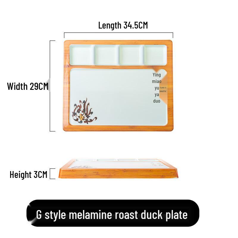 Melamine Serving Plate Set