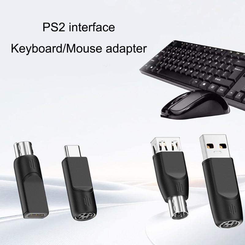 Type C USB To for 2 Adapter Converter Wide Compatibility for Connecting Computer Hosts Featuring Quick Installation