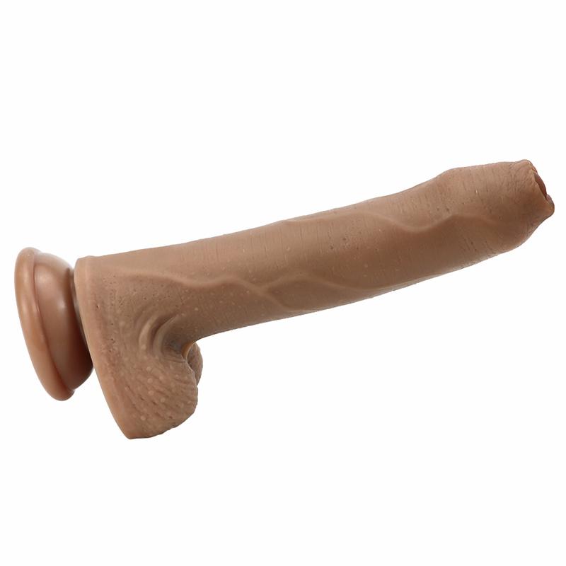 Sıvı Silikon Maruz Kalan Glans Sünnet Derisi Sahte Yumuşak Penis Eğlenceli Seks ile Sahte Penis Kadın Mastürbasyon Cihazı Orgazm Yetişkin Ürünleri