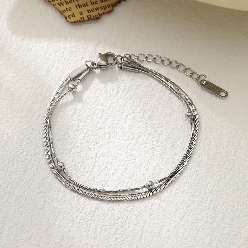 

Універсальний жіночий браслет з титанової сталі 18 карат - Не вицвітає, європейська та американська мода