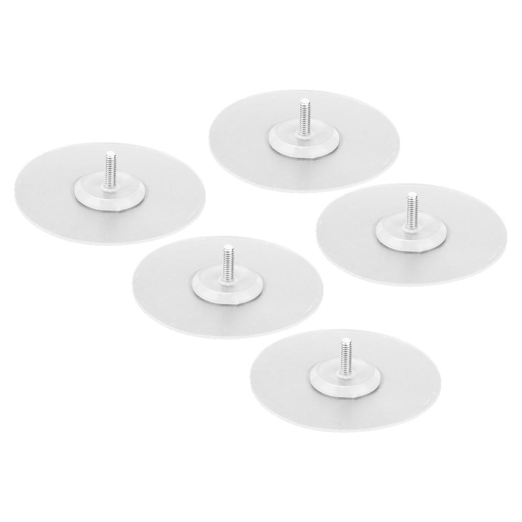 10 SZT. Mocna Samoprzylepna Płyta Silikonowa Wodoodporna Bez Otworów do Uchwytu Wieszak na Ubrania