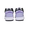 Jordan Air Jordan 1 Slip Resistant Abrasion Resistant Low Top Vintage Basketball Shoes Men's Black Purple 553558-131(Team85-S-BOX-A)