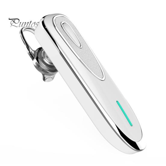 

K1 Voice Control Earhook Бездротові Bluetooth-сумісні стереонавушники Handsfree Headphones білий