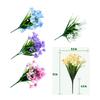 Artificial Flower Multi-Head Fake Flowers Bouquet Home Decoration Resistant Party Garden Living Room Bedroom Holiday
