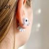 Luminous Jewelry for Women 1 Pair Halloween Earrings Women, Glow in The Dark Ghost Statement Earrings, Cute Spooky Gifts Party, Costume Accessories