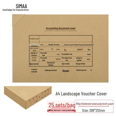 SIMAA A4 Accounting Voucher Covers