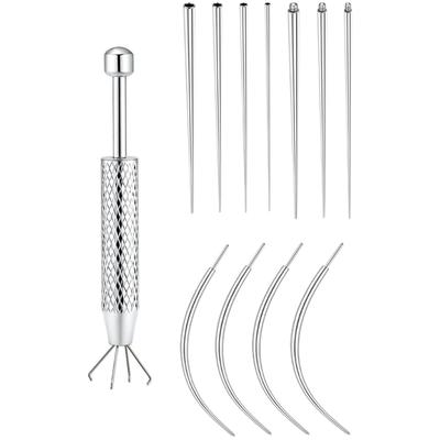 Taper Insertion Pin Tool Internal Thread Piercing For Tragus Lip Nose Piercing Stretching Tool Jeweler's Pick Up Tool