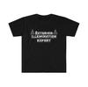 Especialista em Iluminação Externa Luzes de Natal Camiseta Unisex Softstyle Camiseta Unisex