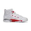 Buty Dziecięce Air Jordan 6-17-23 PS Białe Czerwone Uniwersyteckie Czerwone Metaliczne Platynowe DM1160-106