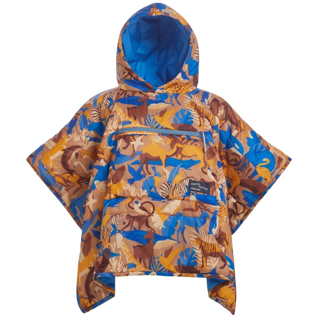Thermarest Honcho Poncho Kids Animal Print Poncho Blanket