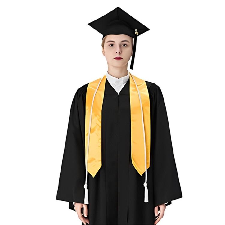 1/3 Pezzi Stola Accademica Multiuso Per Cerimonie di Laurea e Conferenze Tessuto Morbido Cerimonia Nastro Onorevole