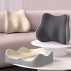 Seat Cushion with Separate Backrest Memory Foam Cushion with Back Support Office Chair Cushion for Sciatica Relief Lumbar Support Car Travel Use