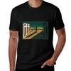 Giorgio De Chirico Piazza T-shirt Sneldrogend Sport T-shirt met Korte Mouwen
