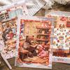 Adesivos de Quebra-Cabeça de Argila História de Amigos Fofos: Diário Retro DIY Divertido (3 tipos)