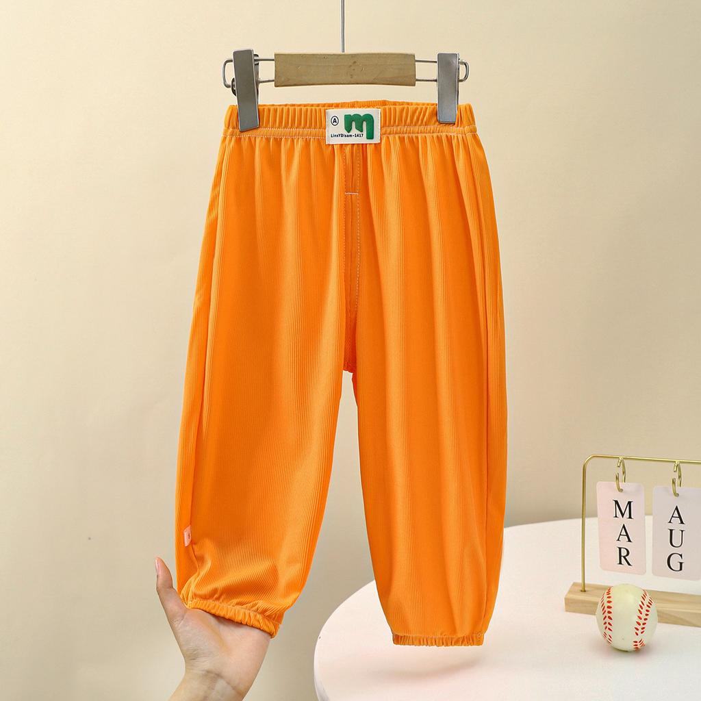 Children's Anti-mosquito Pants Thin Section Boys and Girls Bloomers Small and Medium-sized Children Summer Trousers Boys and Girls Pants Wholesale