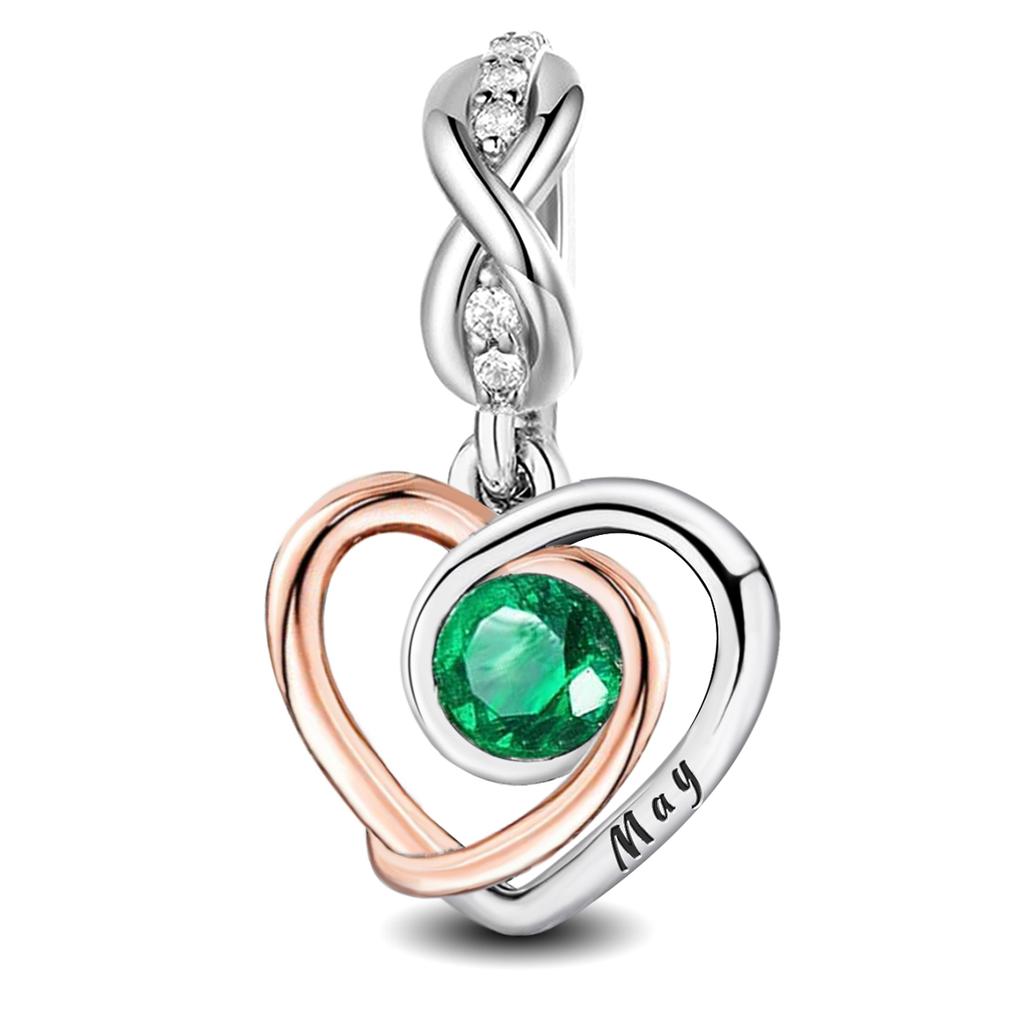 Copper Sweet Romantic Love Heart Month Pendant Fit Diy Bracelet Bangle Making Gift Of Fashion High Quality Jewelry