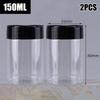 1Pieces 100/130/150/200/300Ml Spice Bottles Jars Clear Seasoning Bottles Bbq Clear Salt Pepper Shakers Kitchen Condiment Bottle
