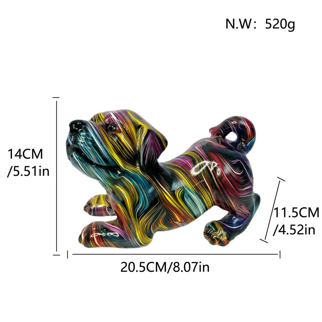 Sitzender Hund Wohnzimmer Weinschrank Handwerksdekoration Heim Desktop Büro Ornament Dekoration Geschenk