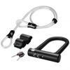 Locks & Security Bicycle Anti Theft U Lock Black