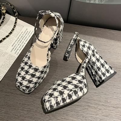 Fashion Chunky Women High Heels Shoes Brand Sexy Pumps Spring Summer New Trend Dress Party Designer Sandals Women Shoes