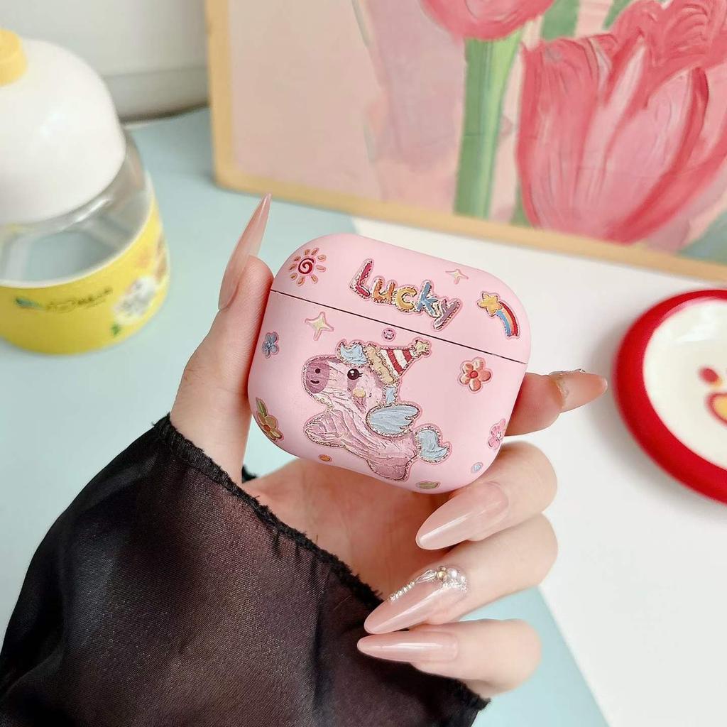 AirPods1 Protective Case Pro1 Apple 1st Generation 1st Generation Earphone Case All-inclusive Pony Wireless Bluetooth Earphone Case