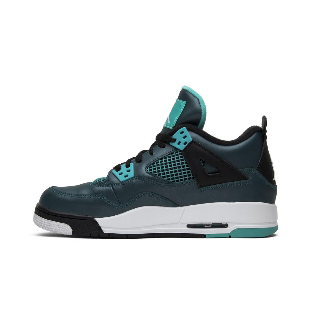 Air Jordan 4 Retro BG 'Teal' (Unisex) Türkis / Schwarz / Retro / Weiß Kinder Basketballschuhe 705330 330