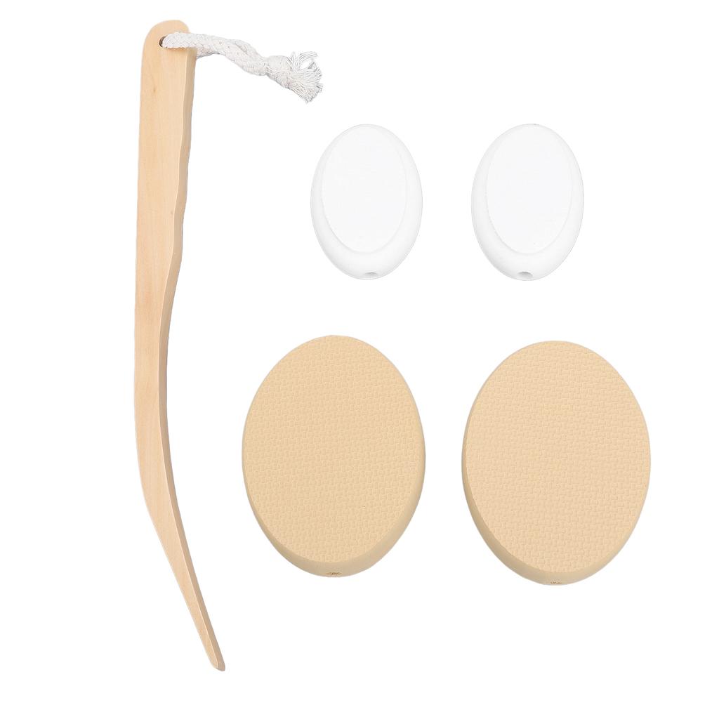 Lotion Applicator Long Handle Back Cream Applicator with 4 Replaceable Pads for Elderly Women