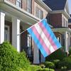 LGBT Trans Transgender Pride Flag 90x150cm Polyester Rainbow Gay Flags For Decor
