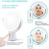 Auxmir 1X 10X Magnifying Mirror 360° Swivel Two Sides LED Lighted Makeup Mirror Adjustable 5 Brightness Levels. [6627]