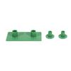 4 Pieces Colorful Building Block Small Hooks Heavy Duty Adhesive Wall Mounted Key Holder Seamless Hanging Hooks for Clothes Caps High Quality