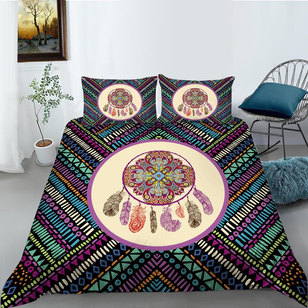 Dream Catcher Series Bedding Two Or Three Pieces 3D Digital Printing Polyester