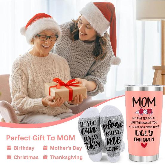 Mom Tumbler Cup Mothers Day Birthday Gifts for Mom from Daughter Son, Best Mom Ever Gifts, Mother Mama Funny Mom Gifts, Bonus Mom Stepmom Mom Mother