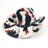 Westlicher Cowboyhut Europäischer und Amerikanischer Stil Mode Kuhmuster Zylinder Frühling und Herbst Outdoor Bauernhof Sonnenschutz Sonnenhut Jazzhut