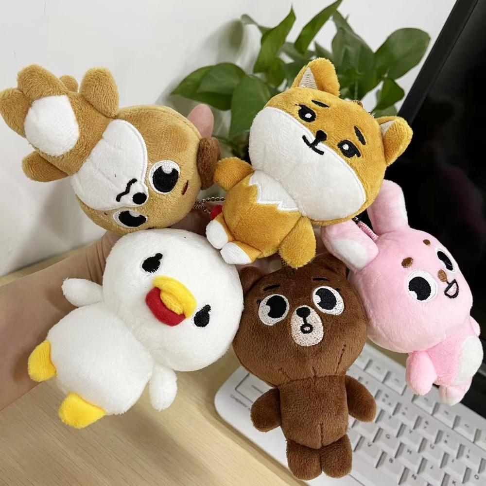 10CM DAY 6 Sungjin Wonpil Dowoon Plush Keychain Cartoon Character Pendant Keyring Bag Accessories