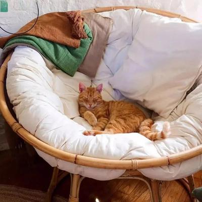 Swing Hanging Basket Seat Round Filling Cushion,Rattan Chair Pad Garden Basket Indoor Outdoor Relax Sofa Cushion,Home Accessorie