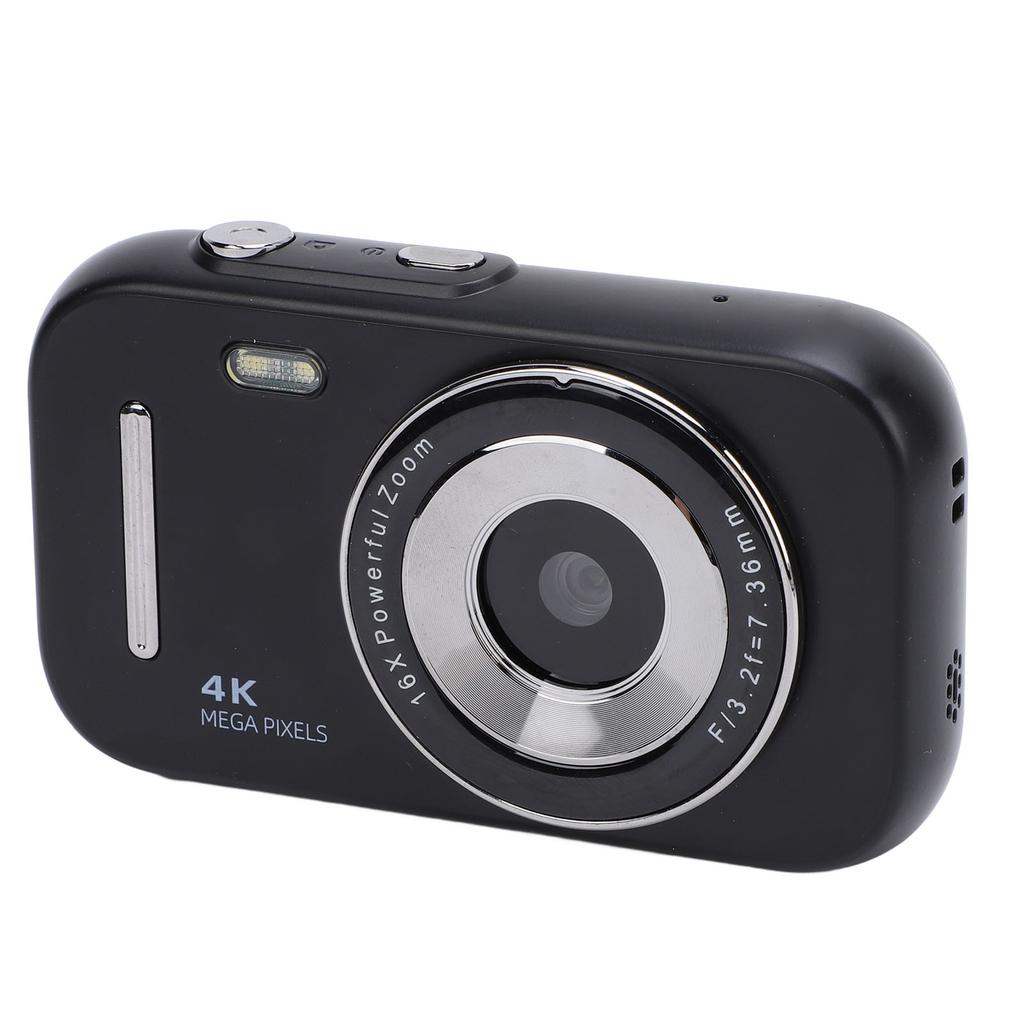 Kids Digital Camera 2.8 Inch 16X Zoom Rechargble Portable 48MP Image 4K Children Video Recorder for Boys Girls Students