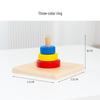 Montessori Wooden Coin Box Textile Drum Educational Toy for Ages 1-3