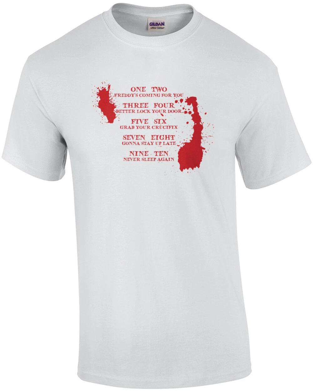 One two Fredy s coming for you. Three four better lock your door - five six g... 4XL