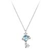 Planet Necklace Female, Japanese Student Small Fresh Temperament Aurora Starry Sky Blue Glazed Fantasy Universe Collarbone Chain