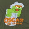 Sesame Street Unisex Adult Oscar The Grouch T-Shirt