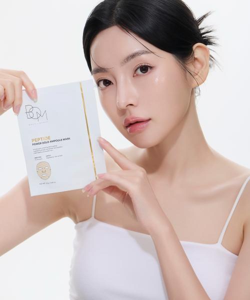 B.O.M Пептидная Золотая Ампульная Маска (5ea) NONE