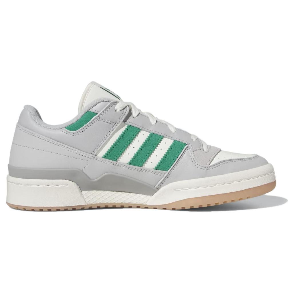 Adidas Forum Low Grey Court Green Unisex Sneakers Grey-Two Off-White FZ6274