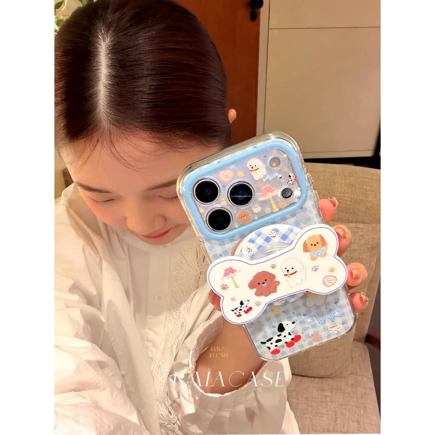 

Plaid Dog Bone Pattern Case for iPhone 7 Pro Max / iPhone 6 Pro iPhone 13