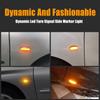 Dynamic LED Flashing Turn Signal Lamp Side Marker Lights For Peugeot 307 206 407 107 607 1007 Citroen C1 C2 C3 C5 C6