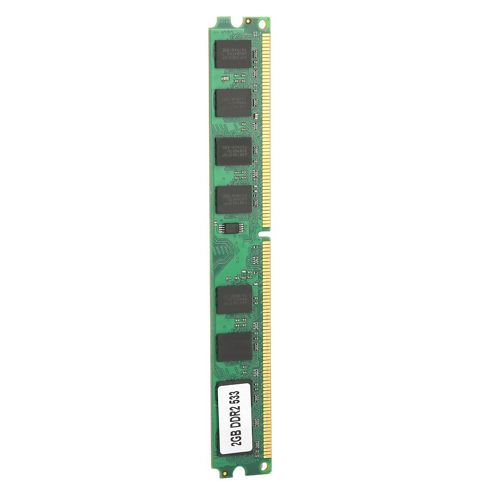 DDR2 2GB Memory Module 533Mhz PC2‑4200 Double‑Sided 16‑Grains for AMD Desktop Computer