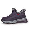 Snow Boots Winter New Convenient Zipper Cotton Shoes Mother Warm High-top Walking Shoes Outdoor Velvet Casual Shoes